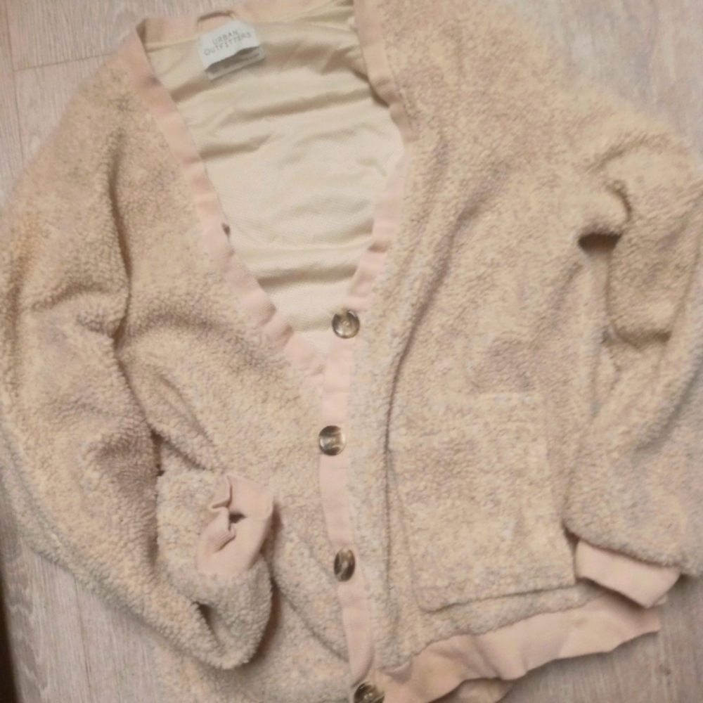 Urban Outfitters Teddy Button Jacket M